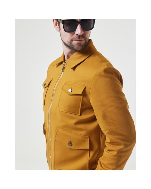 DAVID WEJ Yellow Ashford Trucker Set for men
