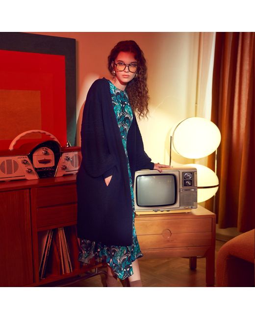 Emma Wallace Blue Althea Cardigan