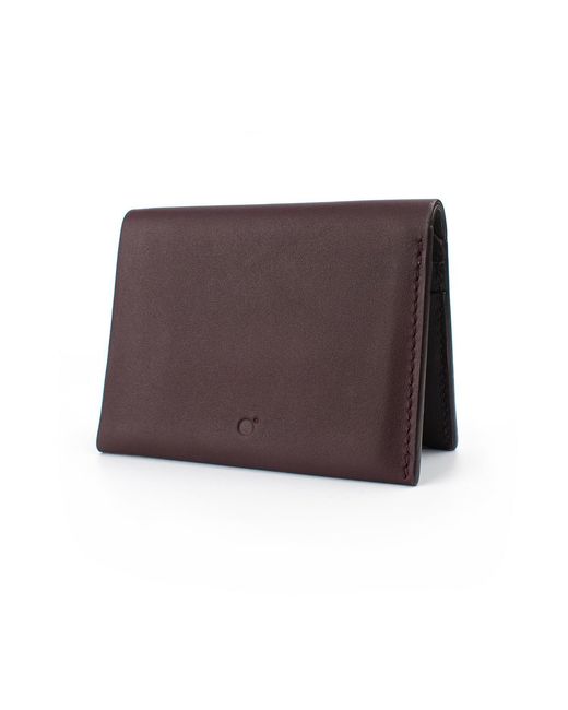 godi. Purple Bifold Leather Wallet