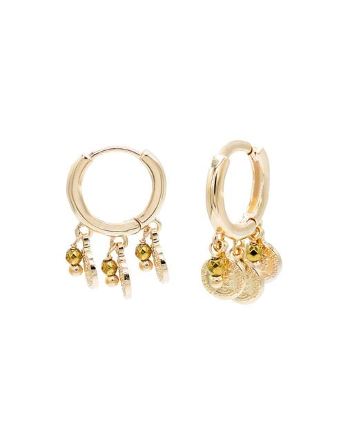 Marcia Moran Metallic Zola Huggie Earrings