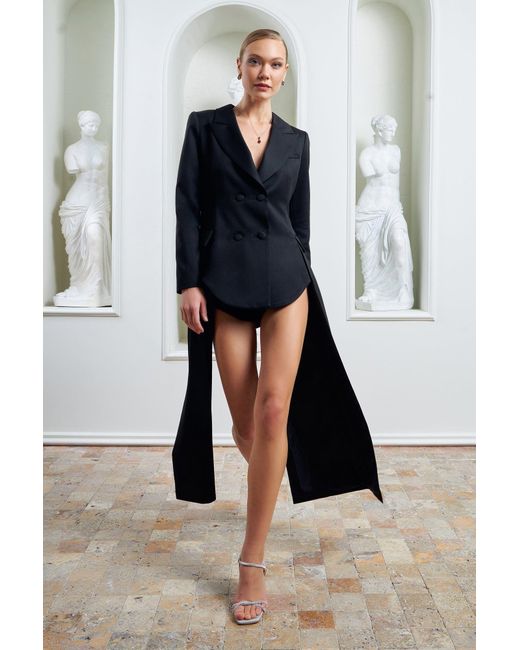 Lumina Eligma Black Opera Blazer Dress