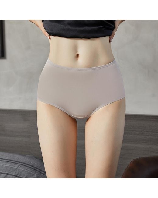 Soft Strokes Silk White Neutrals Set Of Two Knitted Silk Mid Rise French Cut Pantie Shimmer Collection
