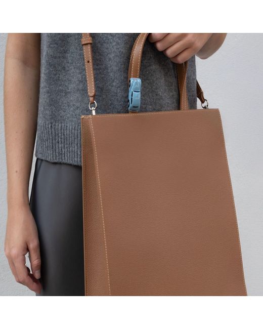 Absurde Brown Neutrals Big Stop Tote Bag