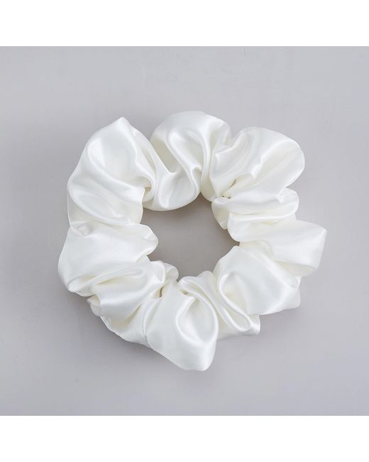 Soft Strokes Silk Black Set Of Four Pure Mulberry Silk Scrunchies