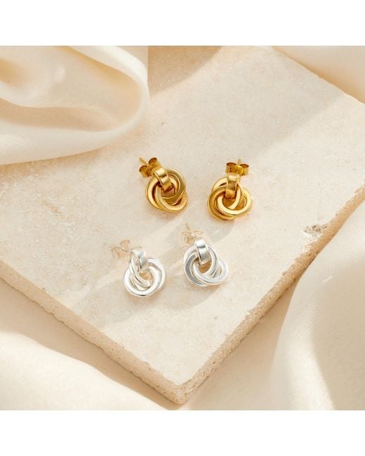 Posh Totty Designs Metallic Baby Russian Charm Stud Earrings