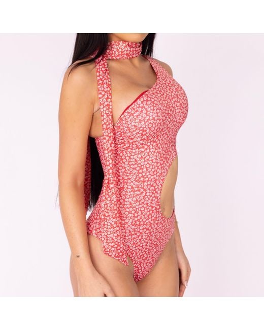 The Delarose Sisters Pink Valentina One-Piece