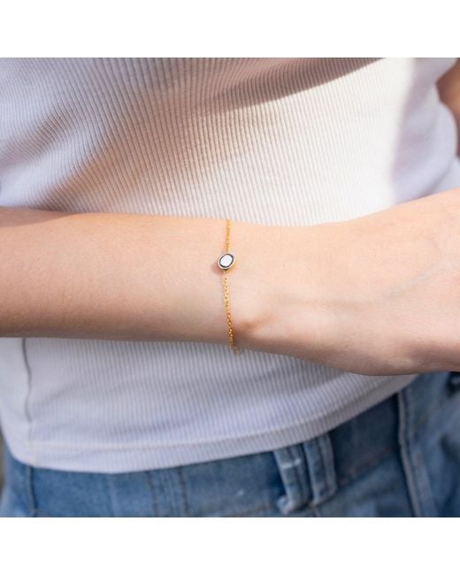 Spero London Metallic Sterling Raw Uncut Polki Diamond Bracelet