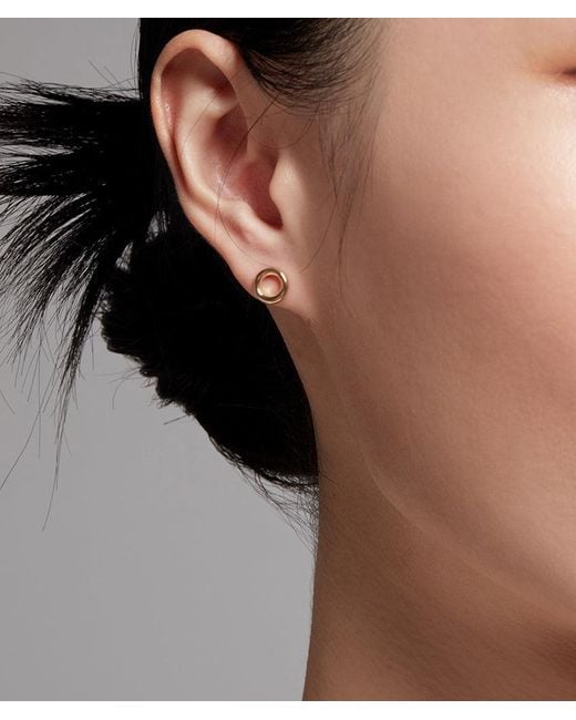 Onia Metallic Small Donut Studs