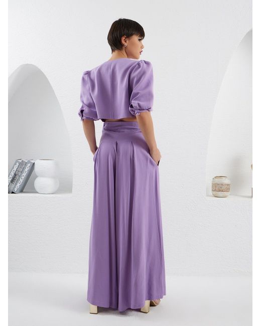 Lumina Eligma Purple The Palazzo Jacket