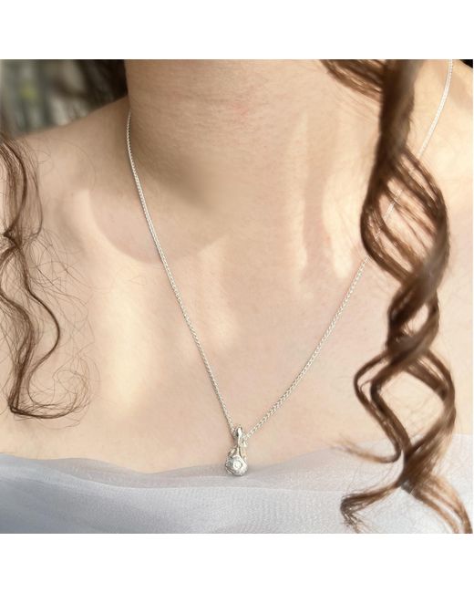 Bio-Trimmings Metallic Onnes Cubic Zirconia Necklace & Ring Set