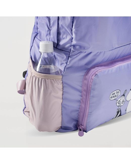 Kapture Purple Moomin And Mymble Foldable Backpack