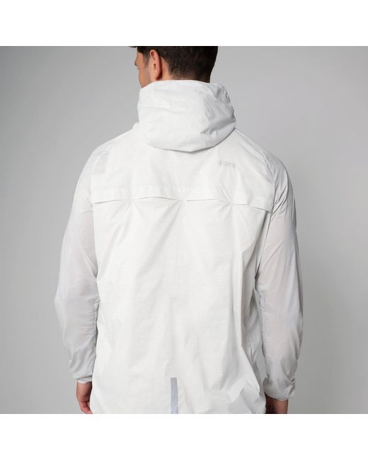 Aora Athletics Gray Ultra-Light Eco-Friendly Windbreaker Jacket For – Lightweight Breathable Water-Resistant Activewear Jacket for men