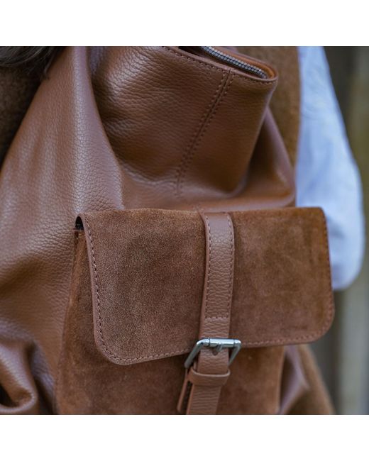 Betsy & Floss Blue Sarno Backpack And Tote Bag