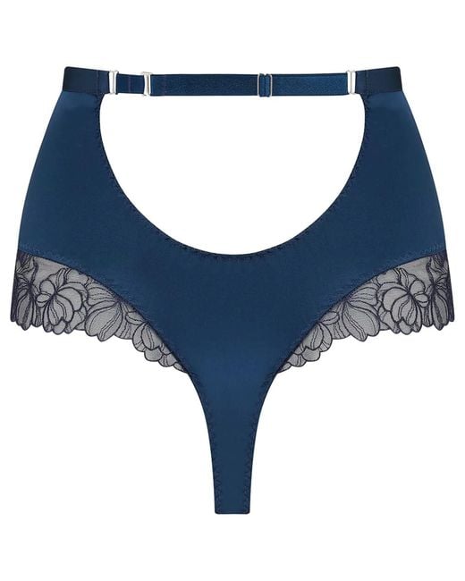 Voller the Corset Company Limited Gray Aria High Waisted Thong