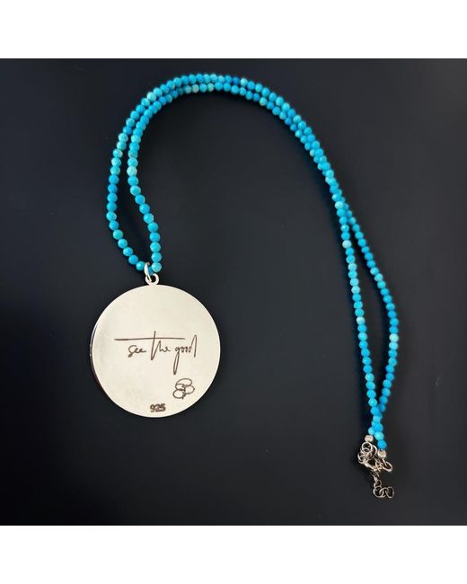 Ebru Jewelry Metallic See The Good Necklace
