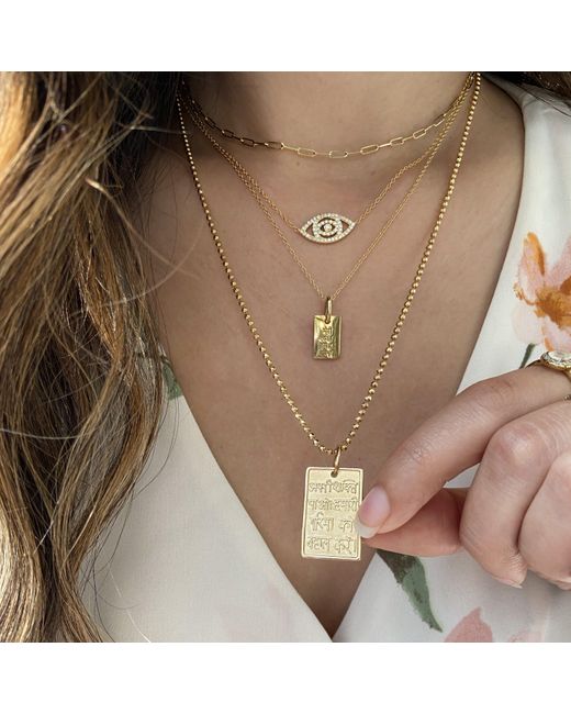 KAMARIA Metallic Mini Restore Dignity Amulet Necklace