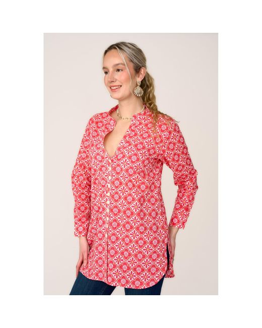 At Last Pink Cotton Louise Shirt