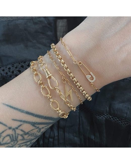 IN CAUDA VENENUM Metallic Pin Bracelet