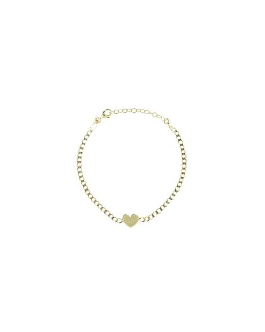 LOTT.gioielli Metallic Classic Link Bracelet Heart