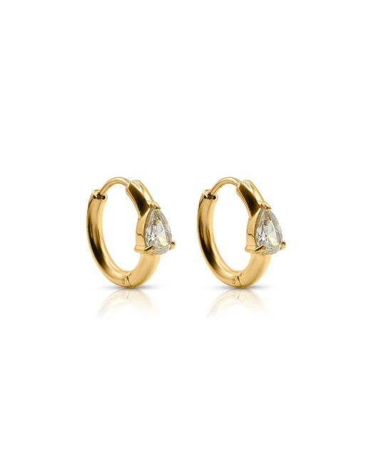 Evie Jewelry Metallic Rush Hour Waterproof Hoop Earrings