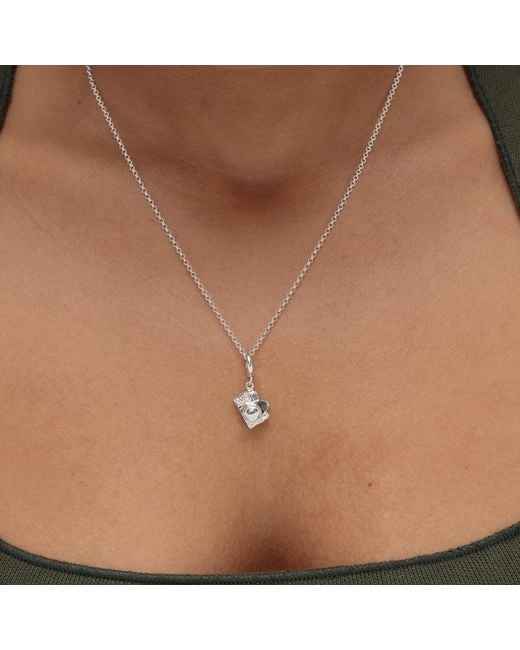 Lily Charmed Metallic Sterling Vintage Camera Charm Necklace