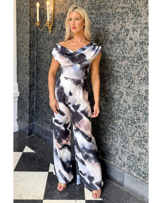Atom Label Gray Venice Jumpsuit