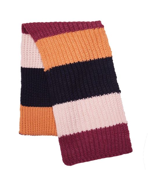 Cara & The Sky Multicolor Leia Stripe Oversized Chunky Scarf