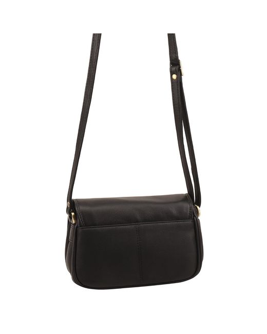 Lloyd Baker Black Amritsar Leather Crossbody Bag