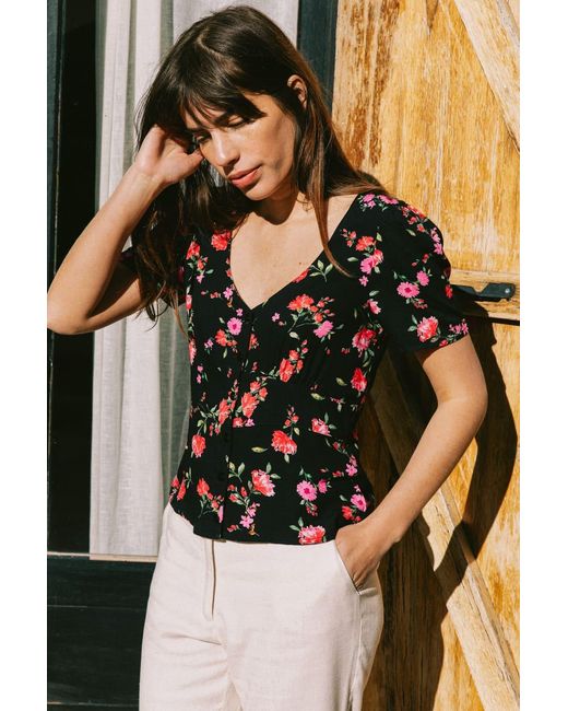 AVANI Apparel Black Blouse Althéa