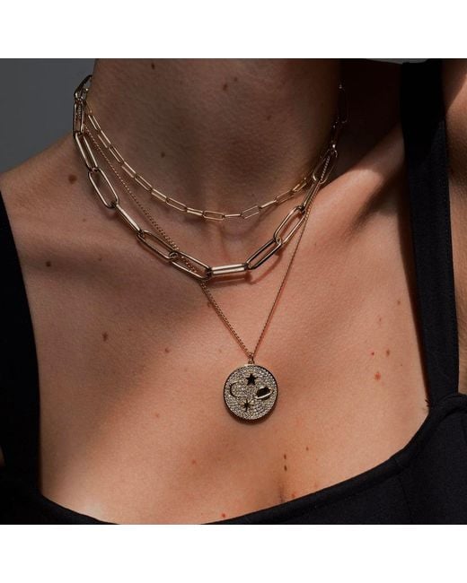 Rachel Nathan Metallic Universe Necklace