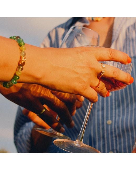 Après Youth Green 'Spud' Beaded Friendship Bracelet