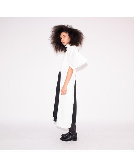Bianca Popp White Long Sides Top