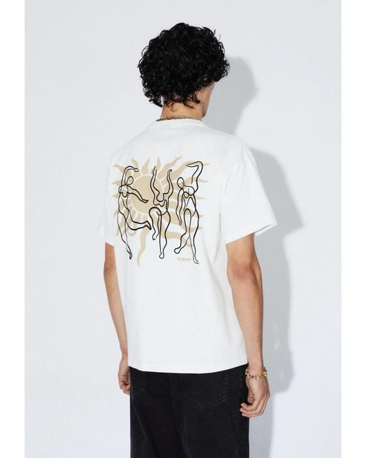 Dr. Denim White Trooper Tee for men