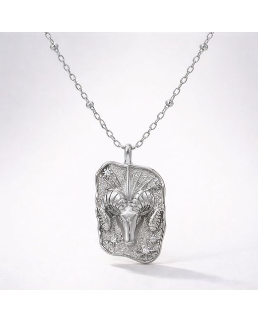 Luna Charles Metallic Solara Zodiac Necklace