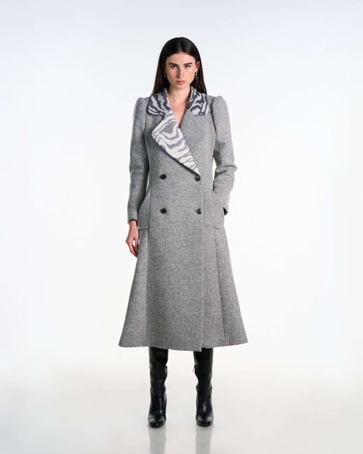 Mood Swings Gray Diva Coat