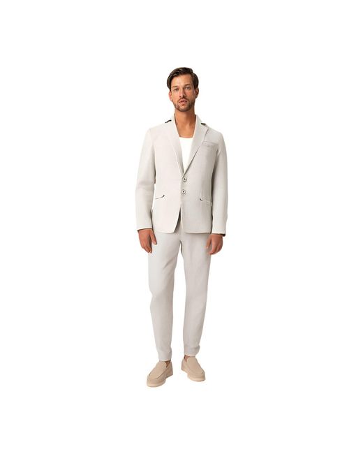 Haris Cotton Gray Linen Pant for men