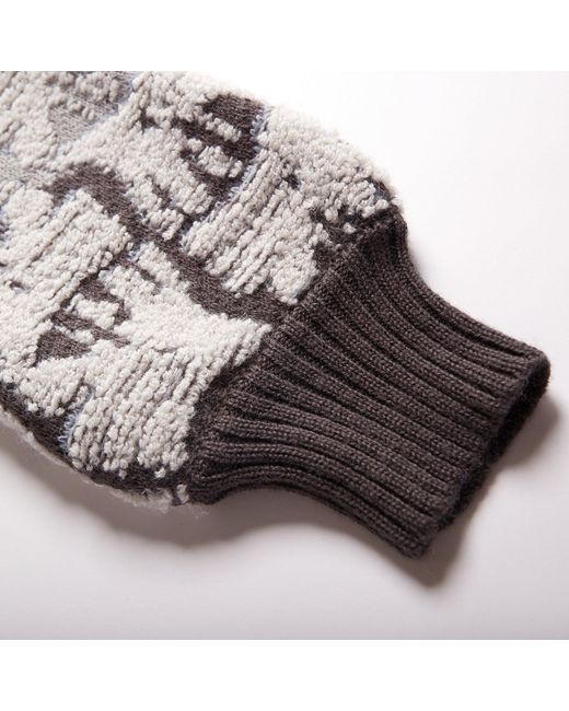 Fully Fashioning Gray Women's Blue / White / Grey Fully Fashioning