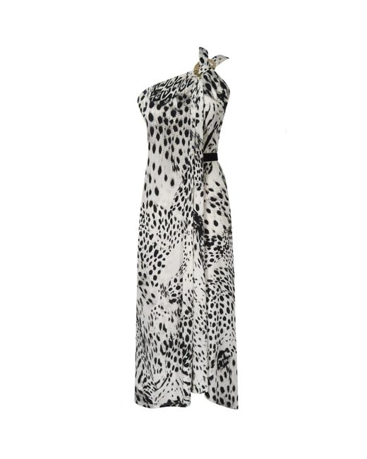 Me & Thee White Next Level Leopard Animal Print Dress