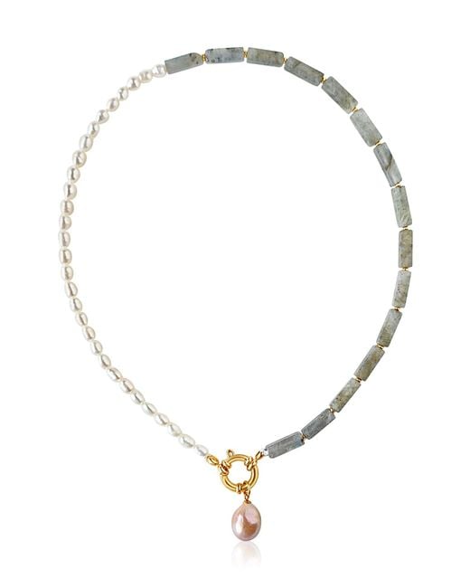 Mickey's Girl Metallic Isola Rosa Necklace