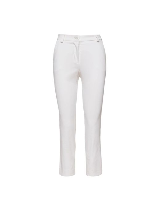 Conquista White Gabardine Pants