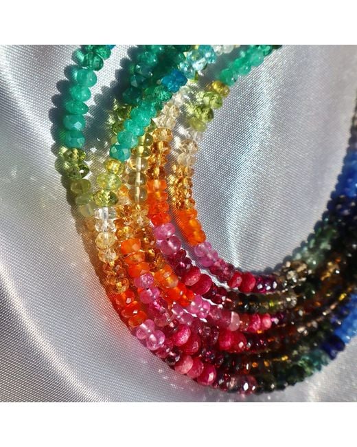 Mineralgems•Studio Multicolor Choker With Precious Gemstones For Him for men