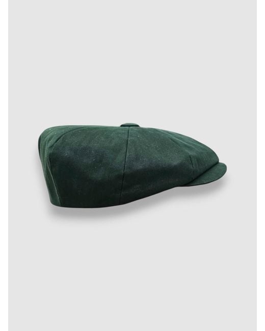 Mister Miller - Master Hatter Green Theo's Rally Racing Waterproof Newsboy Cap for men