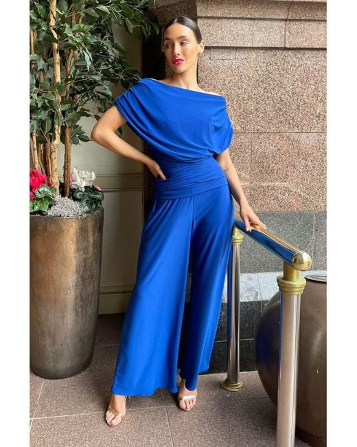 Atom Label Blue Carbon Jumpsuit