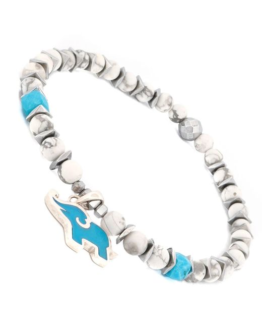 Ebru Jewelry Blue Elephant Soul Bracelet for men