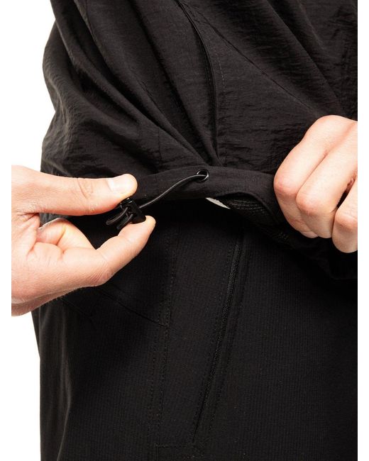 Saved Lab Black Windbreaker for men