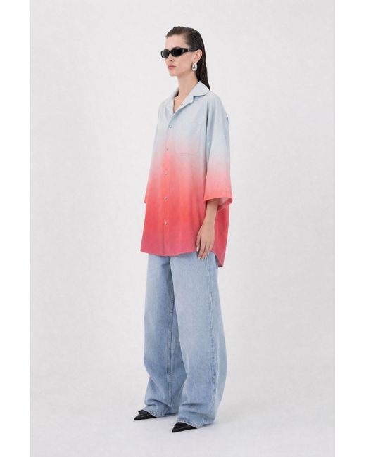 mysimplicated Multicolor Sunset Short Sleeve Shirt W