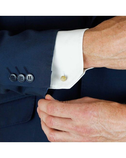Lee Renee Multicolor Dahlia Cufflinks for men