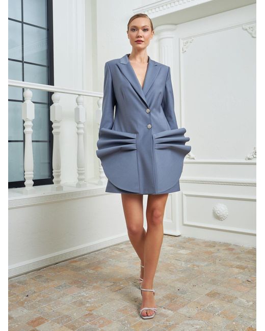 Lumina Eligma Blue The Alien Blazer Dress