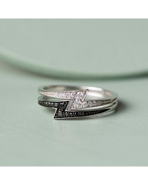 Zoe & Morgan Multicolor Zap Diamond Ring