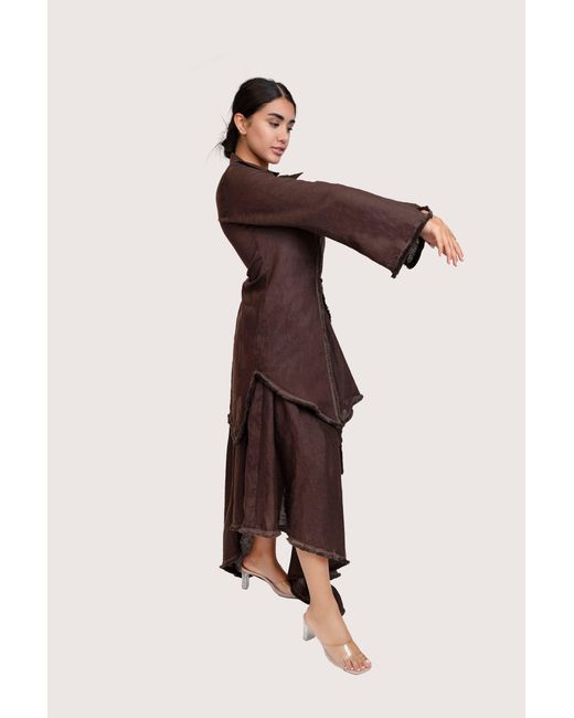 Muda Clothing Fz Llc Brown Espresso High Low Top